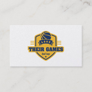 Cartão De Visita Cor do jérsei de Indiana Pacers dos basquetebol