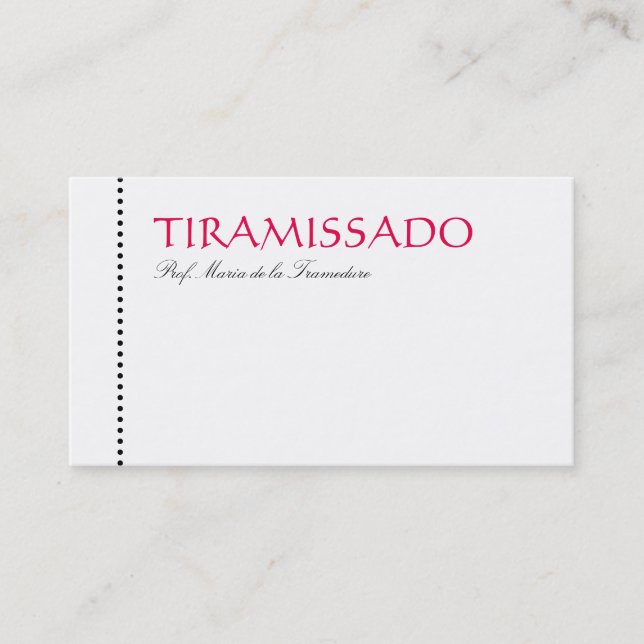Cartão De Visita Cor e linha (Frente)