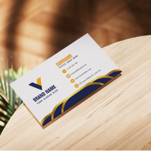 Cartão De Visita Cor Escura de Luxo