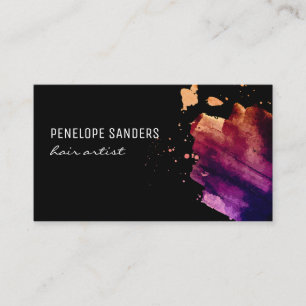 Cartão De Visita Cor expressivo escovada