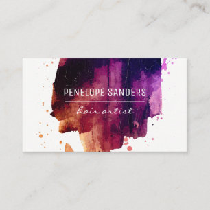 Cartão De Visita Cor expressivo escovada