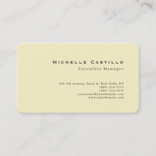 Cartão De Visita Cor Pastel Minimalista Moderna Simples Nome