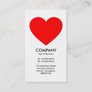 Cartão De Visita Coração