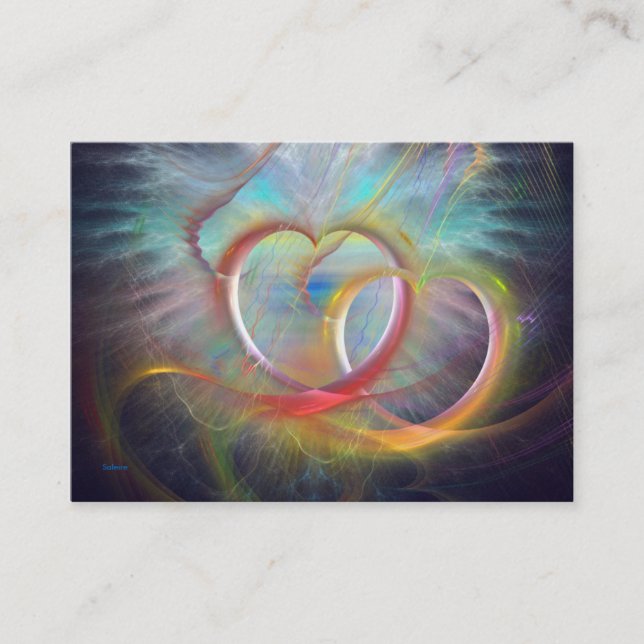 Cartão De Visita Coração a Coração (Frente)