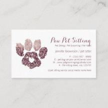 Coração Amor Pet Sitter Grooming Paw