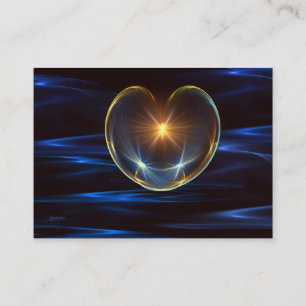 Cartão De Visita Coração cura