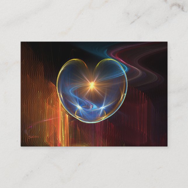 Cartão De Visita Coração de Reparação (Frente)