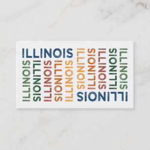 Cartão De Visita Coração em Illinois