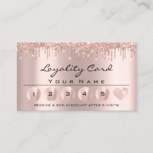 Cartão De Visita Coração Rosa de Estheticista Profissional Loyali