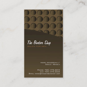 Cartão de visita corajoso