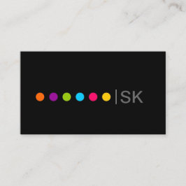 Cartão de visita corajoso