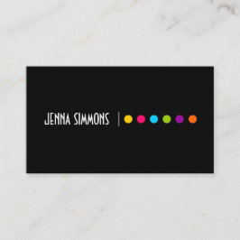 Cartão de visita corajoso do maquilhador