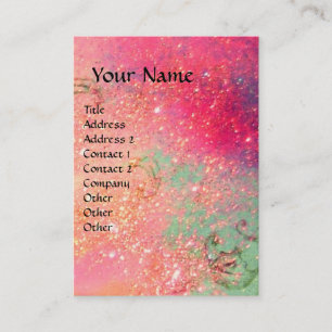 Cartão De Visita CORDIONISTA rosa