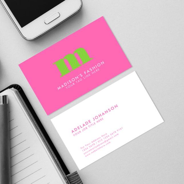 Cartão De Visita Cores Complementares | Rico inicial (Criador carregado)