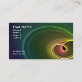 Cartão De Visita Cores do arco-íris