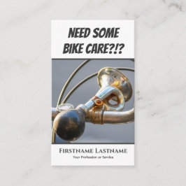 Cartão De Visita Coroa de bicicleta enferrujada e engraçada para Co