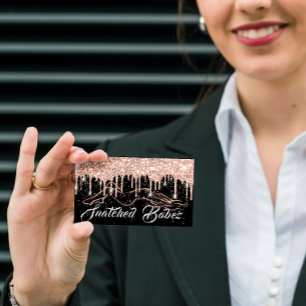 Cartão De Visita Corpo Esculpindo Bela Massagem Glitter Glam B