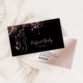 Cartão De Visita Corpo Esculpindo Bem-Estar Cosméticos Beleza Spa