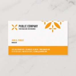 Cartão De Visita Corporação Simples Um Lado