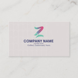 Cartão de Visita Corporativo Empresarial Logotipo 