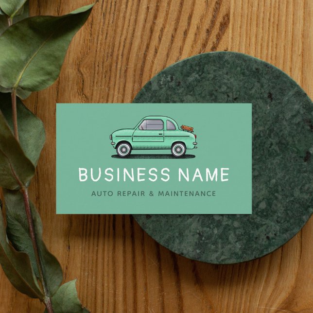 Cartão De Visita Correção do Serviço de Reparação Automática de Aut (Criador carregado)