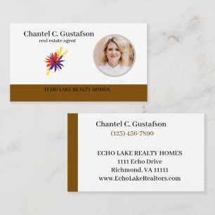 Cartão De Visita Corretor Adicione Seu Logotipo e Foto   Agente Imo