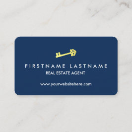Cartão De Visita Corretor de imóveis moderno clássico