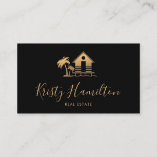 Cartão De Visita corretor imobiliário casa de areia