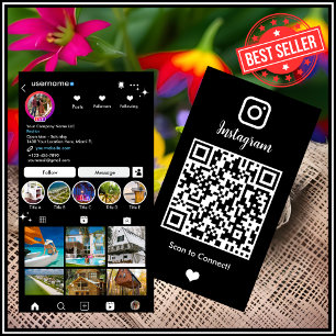 Cartão De Visita Corretor Instagram Agente Imobiliário Código QR Pr