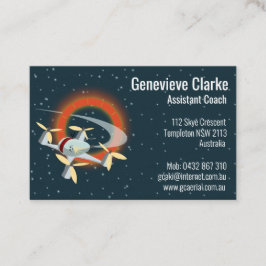 Cartão De Visita Corrida de Drone