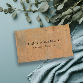 CARTÃO DE VISITA CORROSIVE CORROSIVE CORROSIVE ORANGE METAL TEXTUAL