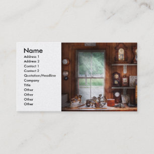 Cartão De Visita Cortador - No Compro de Reparo de Relógio