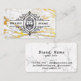 Cartão De Visita Cortes de Cabeleireiro Aparelhos Barba Vintage