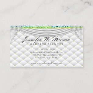 Cartão De Visita Cortina de Decoração Interna de Evento de Casament