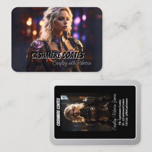 Cartão De Visita Coscards Minimalistas de Paisagem Personagem de
