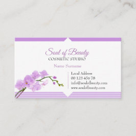 Cartão De Visita Cosmetic, SPA & make up studio business card