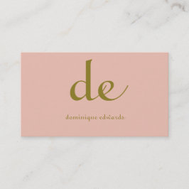 Cartão De Visita Cosméticos Cor-de-Rosa Espelhos Chic Modernos Eleg