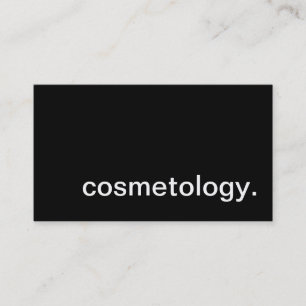 Cartão De Visita cosmetologia. (cor personalizável)