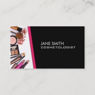 Cartão De Visita Cosmetologia do Cosmetologist do maquilhador