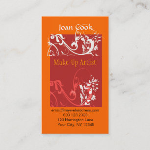 Cartão De Visita Cosmetólogo e maquiagem de Pop moderno