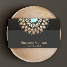 Cosmetology Beauty Salon Dourado Black Makeup Arti