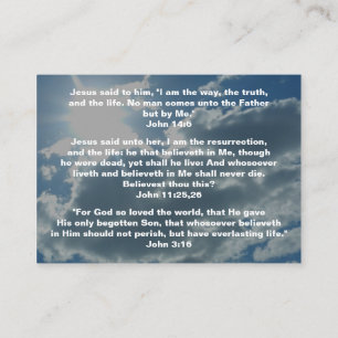 Cartão De Visita Costume de John religioso