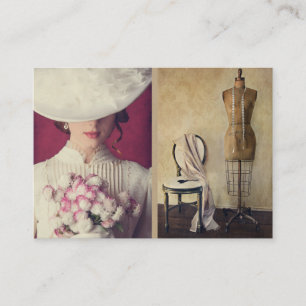 Cartão De Visita Costura / Alho / Moda / Esfria