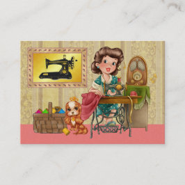 Cartão De Visita Costura/Esforço de Semente/Moda - SRF