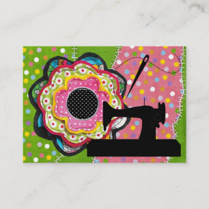 Cartão De Visita Costura/Esforço de Semente/Moda - SRF