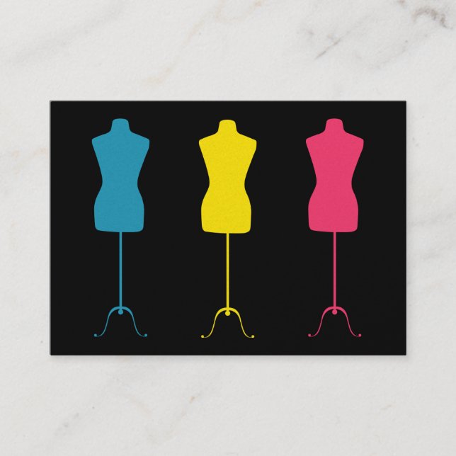 Cartão De Visita Costura/Moda/Esforço de Seamstress - SRF (Frente)