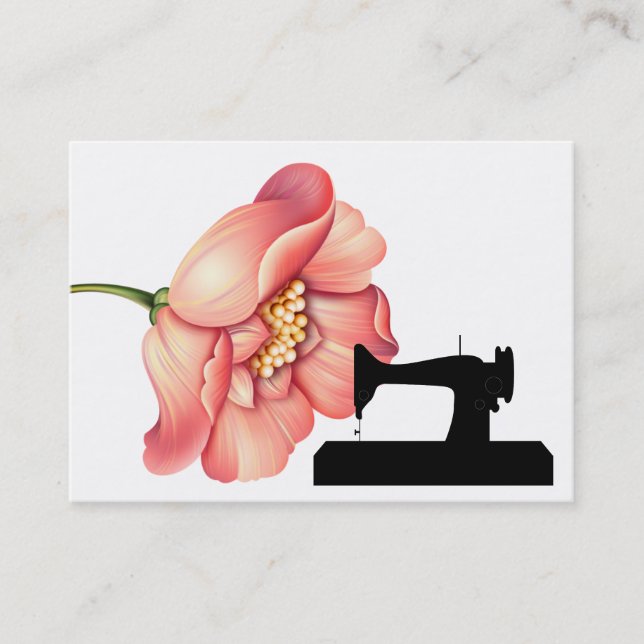 Cartão De Visita Costura/Moda/Esforço de Seamstress - SRF (Frente)