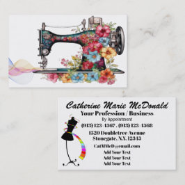 Cartão De Visita Costura/Moda/Tensão de Seamstress 1