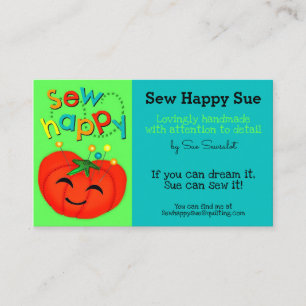 Cartão De Visita Costura/Quilhamento