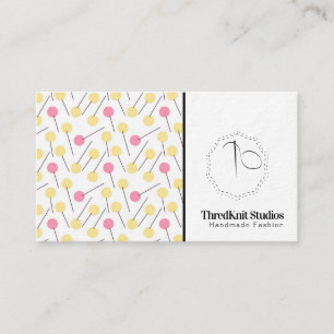 Cartão De Visita Costureira Bordado Alfaiate Moda Logotipo Agulha